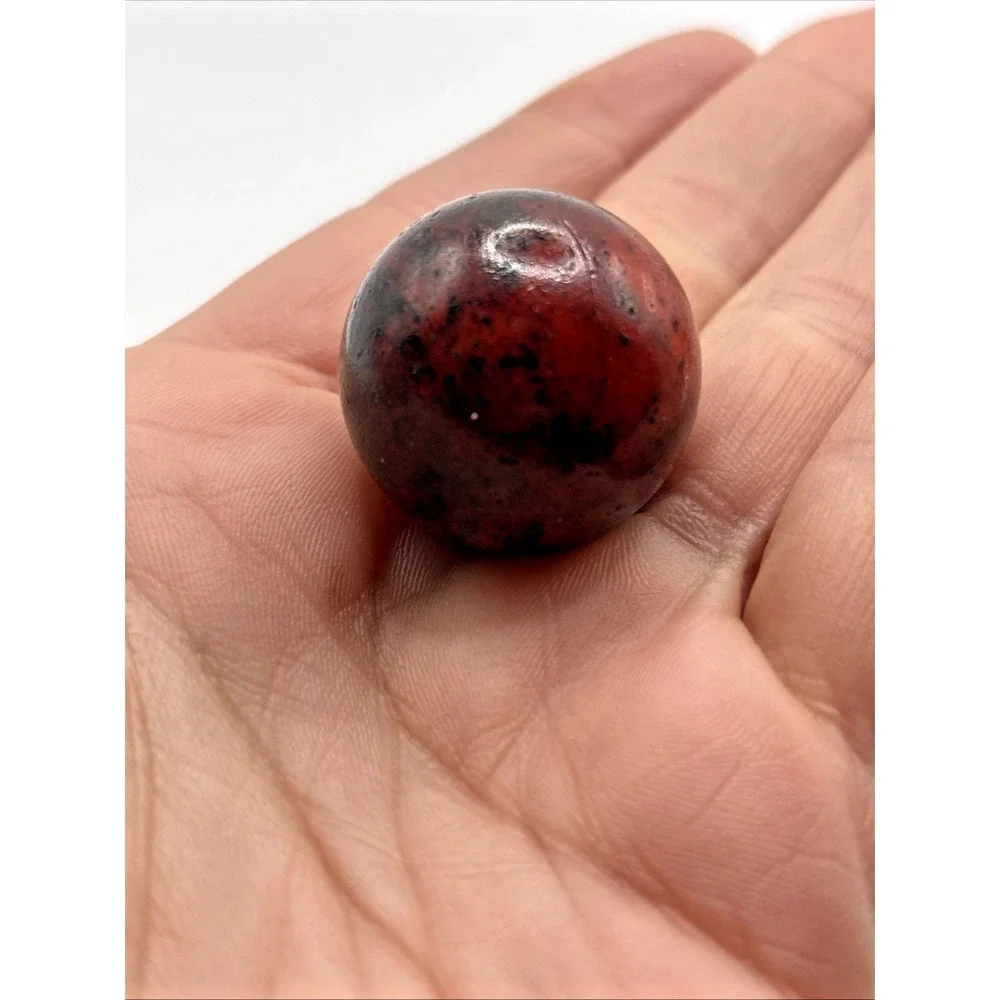 4‎ Vintage Swirl Shooter Marbles Bumblebee Red Blue 1